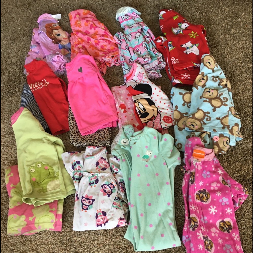 3t winter pajamas bundle